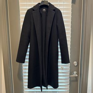 Zara black coat jacket